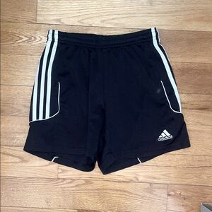 Adidas Women's Black and White Athletic Shorts